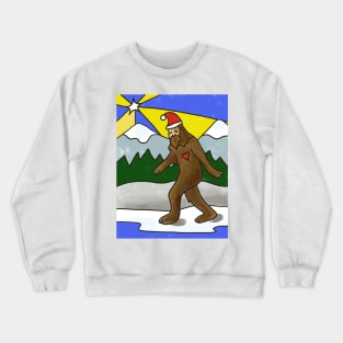 Santasquatch Crewneck Sweatshirt